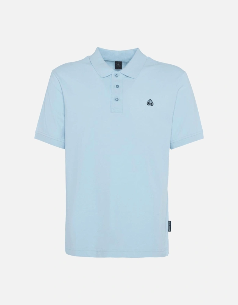 Cotton Gold Collection Sky Blue Polo Shirt