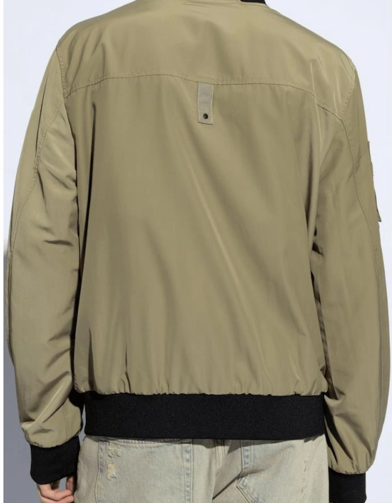 Courville Khaki Green Bomber Jacket