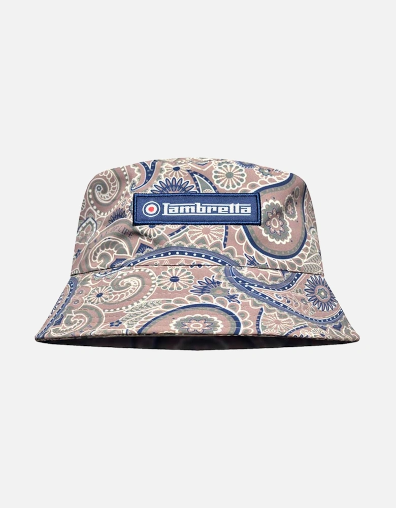 Mens Paisley Festival Bucket Hat