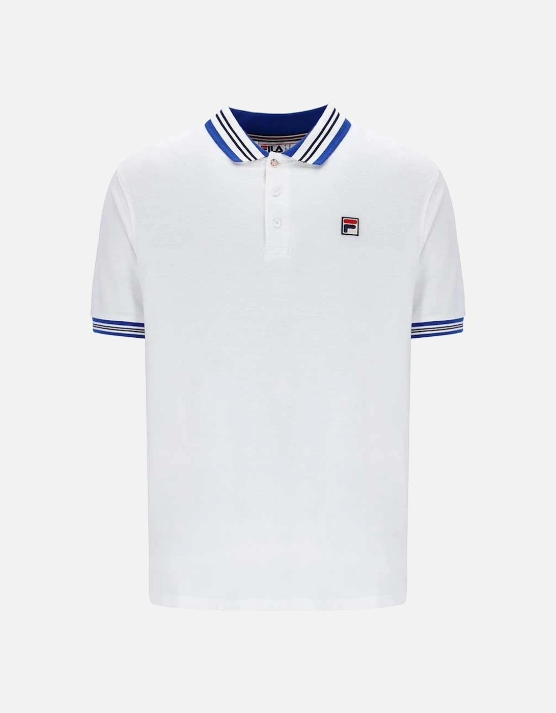 Vintage Faraz Tipped Rib Polo - White