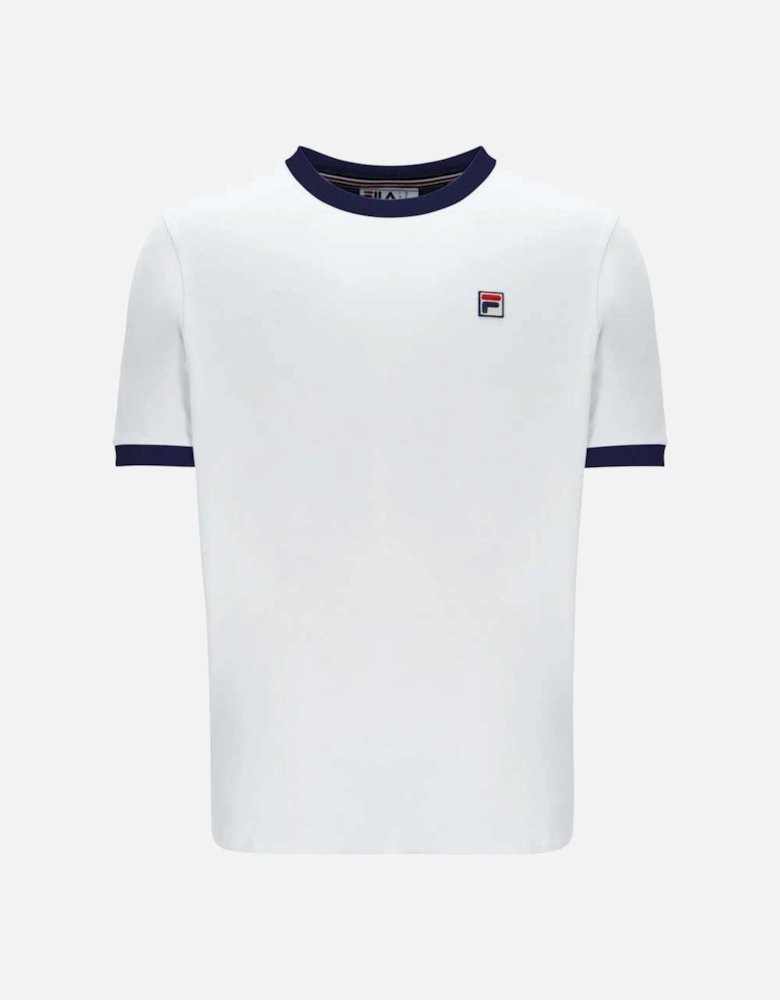 Vintage Marconi Ringer T Shirt - White / Navy