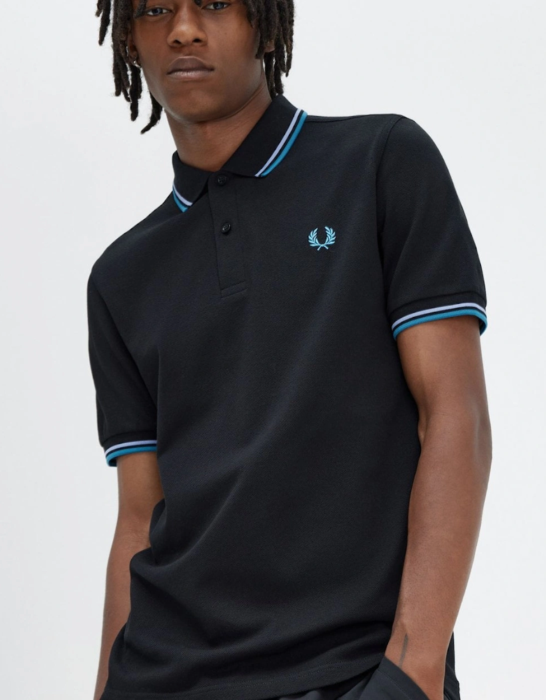 Mens Twin Tipped Signature Polo Shirt