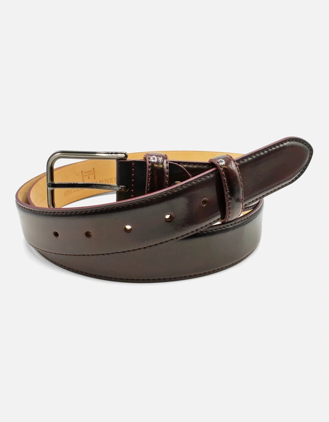 Pele High Shine Formal Belt 004 Bordeaux, 5 of 4