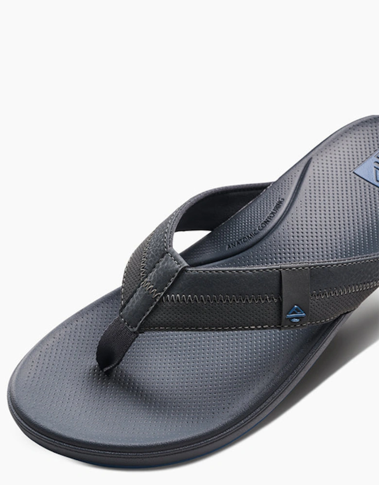 Mens Cushion Phantom 2.0 Flip Flop Grey/Blue