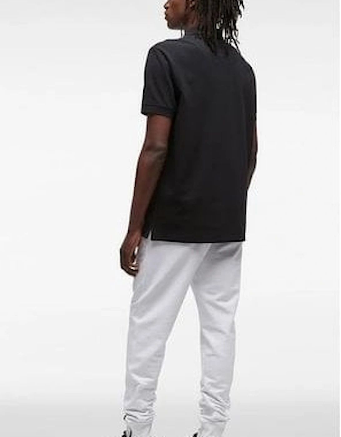 Cotton Gold Collection Black Polo Shirt