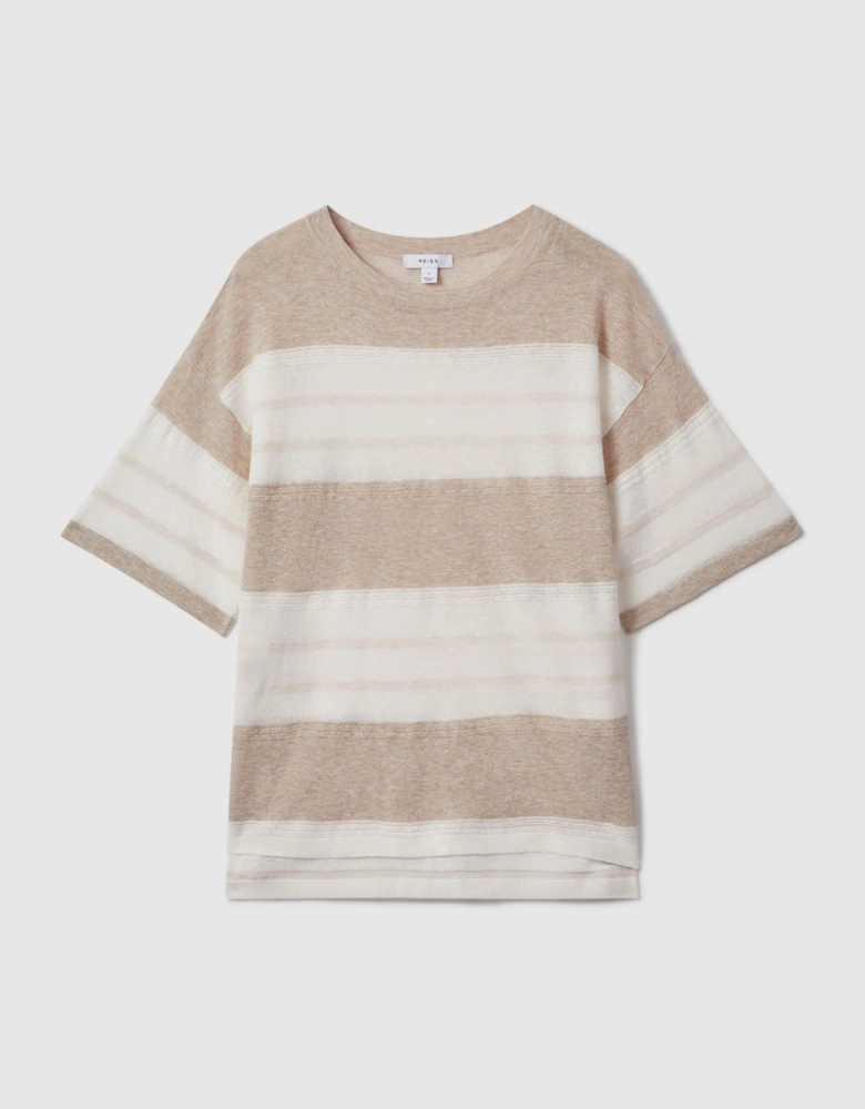 Knitted Crew Neck T-Shirt