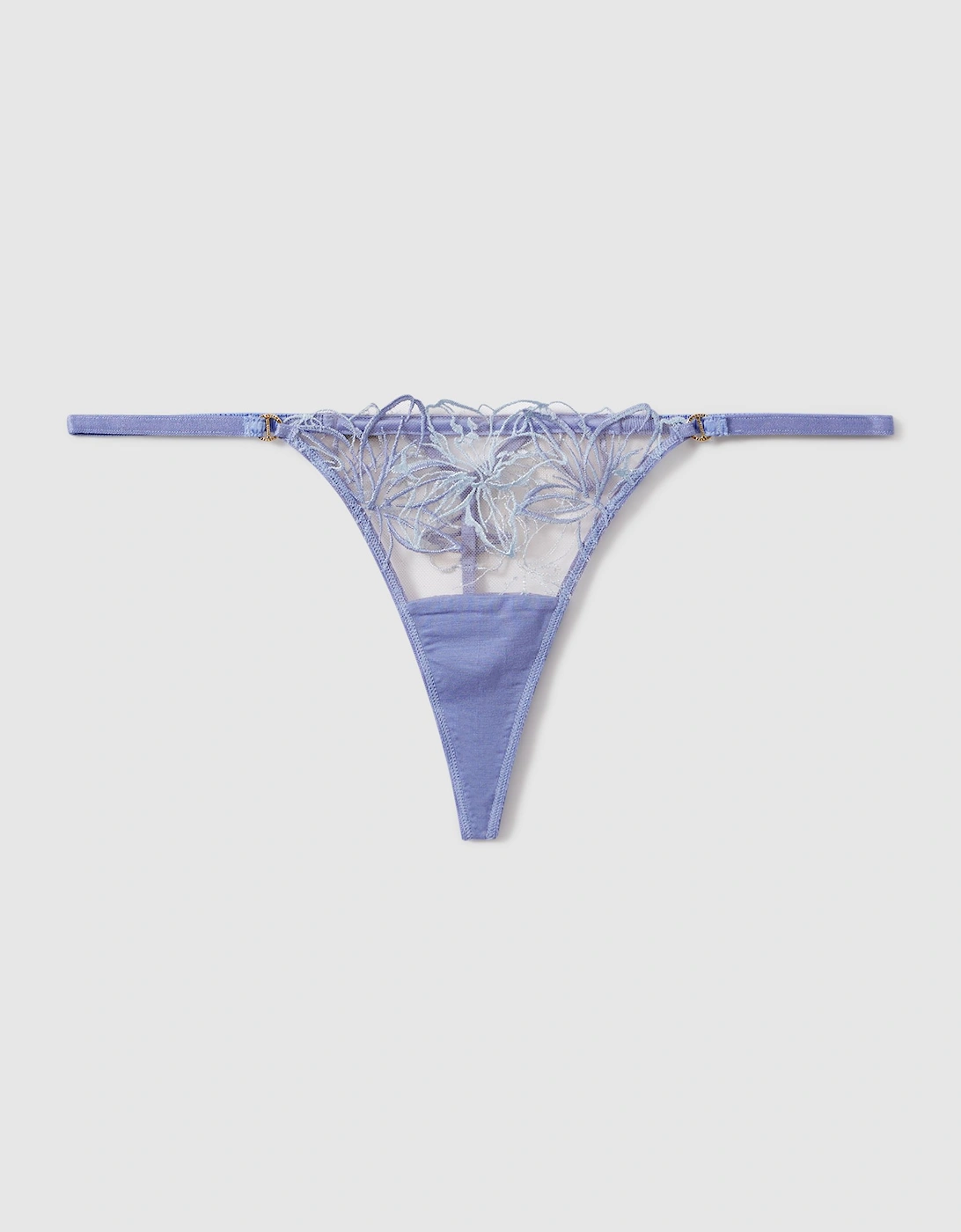 Bluebella Sheer Embroidered Thong, 2 of 1