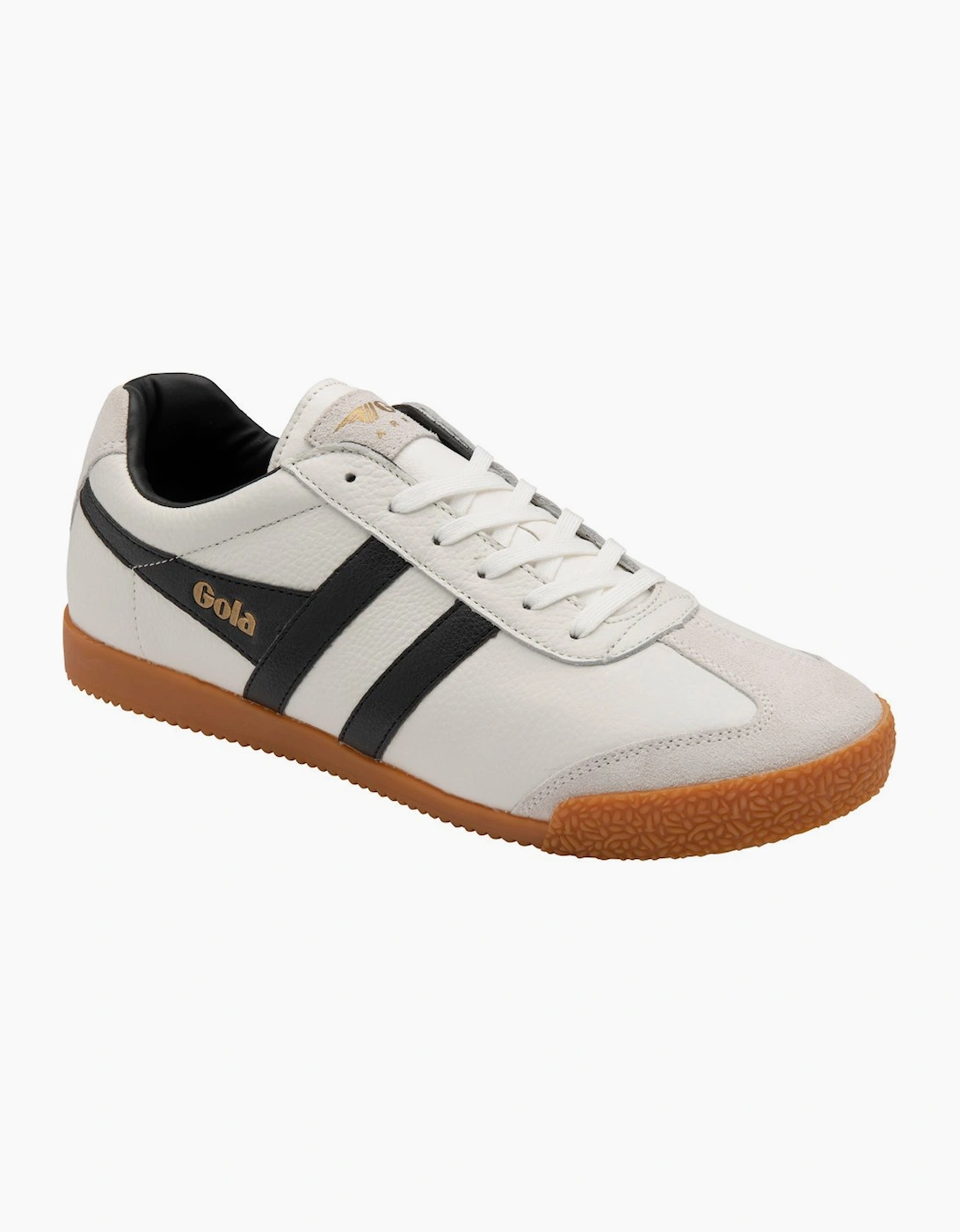 Gola Men's White Harrier Leather Trainers  Size 9