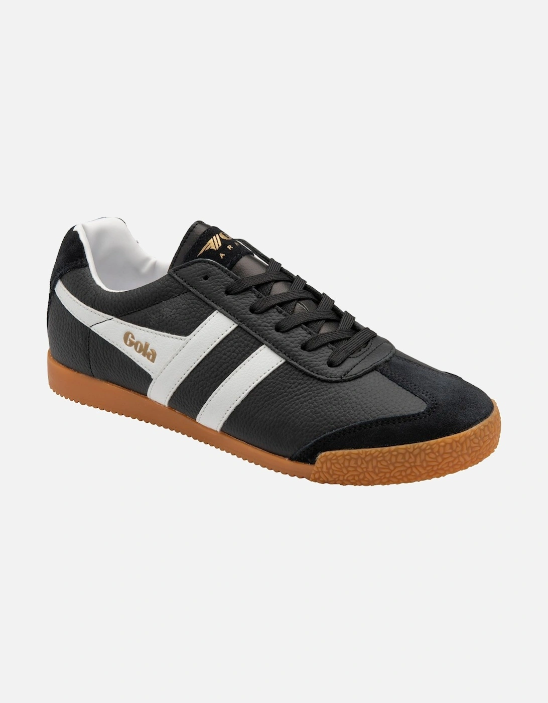 Harrier Leather Mens Trainers, 4 of 3