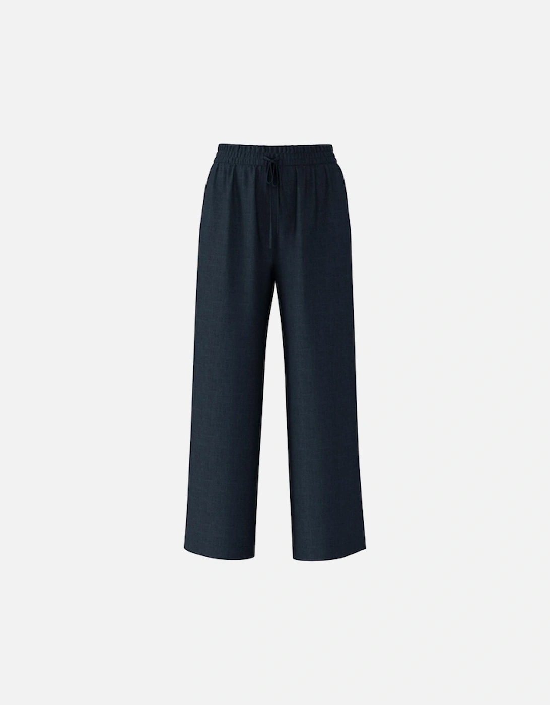 Femme Viva-Gulia Heavyweight Long Linen Pant Dark Sapphire