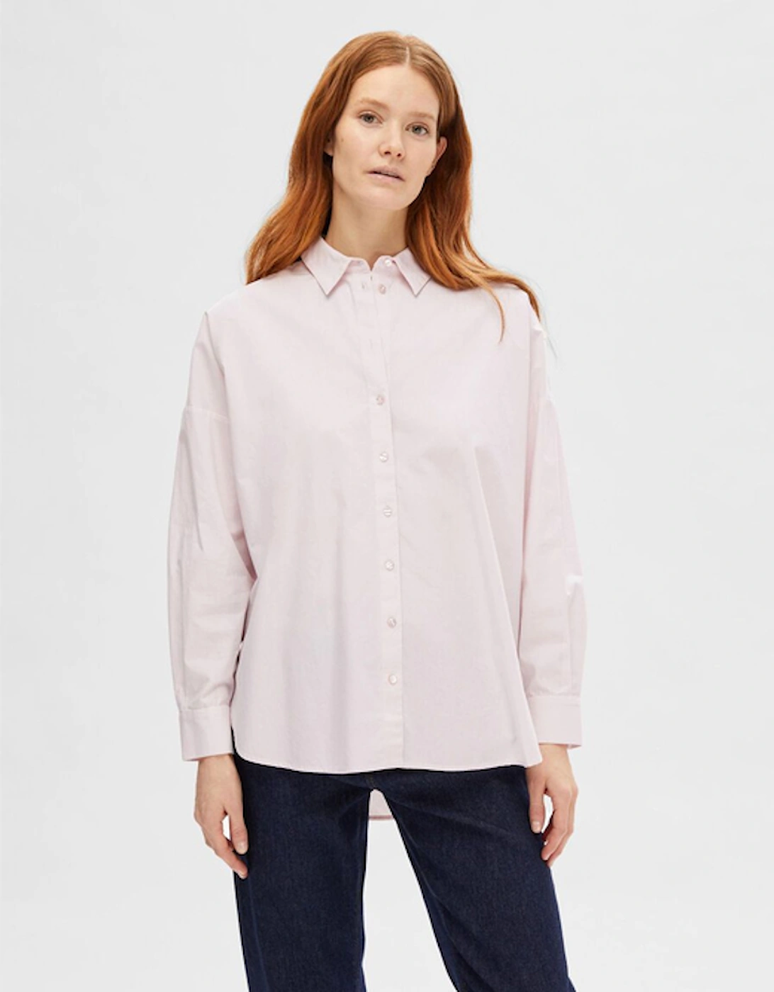 Femme Dina-Sanni Long Sleeve Shirt Cradle Pink, 7 of 6