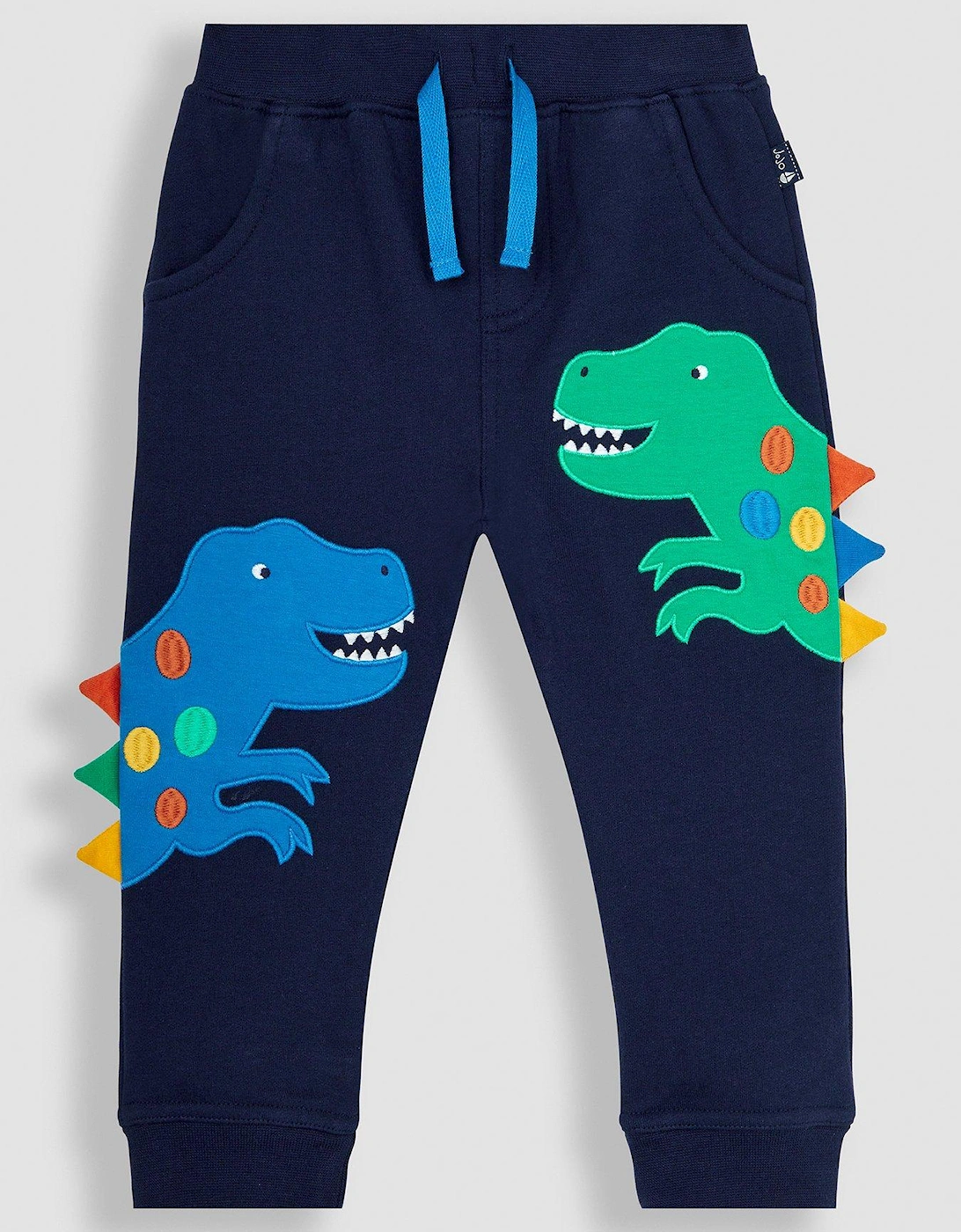 Boys T-Rex Applique with Pet In Pocket Joggers - Navy, 2 of 1