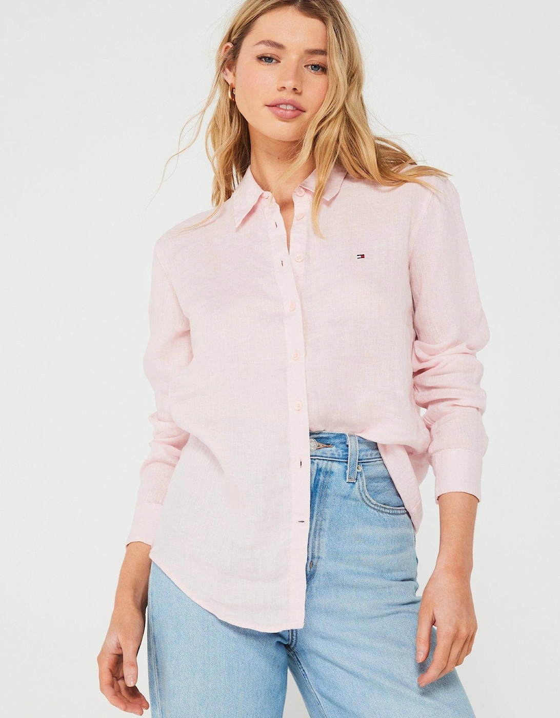 Linen Shirt - Pink, 5 of 4
