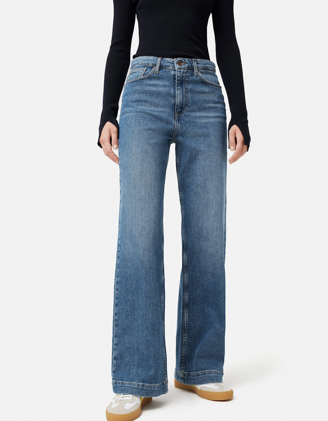 Balfour Long Wide Leg Jean | Vintage Mid Blue, 2 of 1