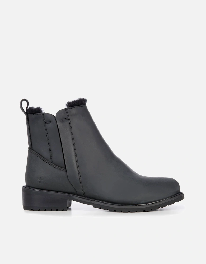Australia Women's Pioneer Leather Ankle Boots - Black - Australia - Lynda - Aslan - Home - Australia Women's Pioneer Leather Ankle Boots - Black