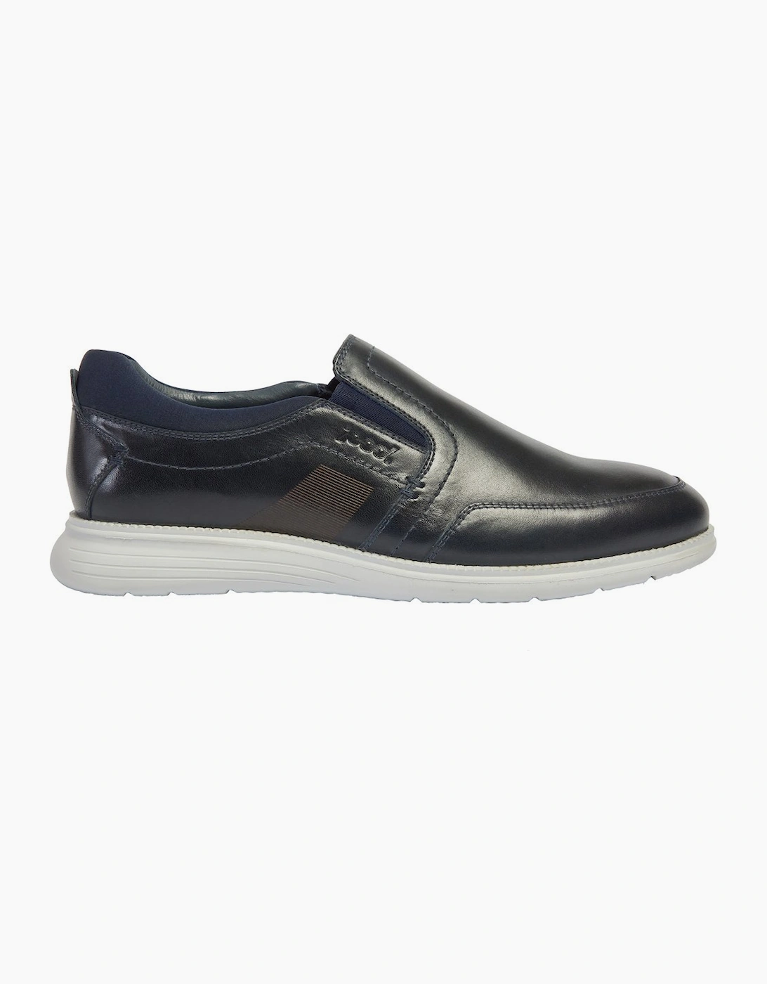 Pod POD Men's Holden Mens Slip On Shoes - Navy Leather Std