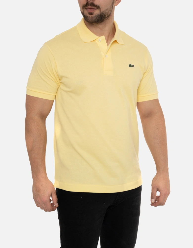 Mens S/S Classic Fit Polo Shirt (Yellow)