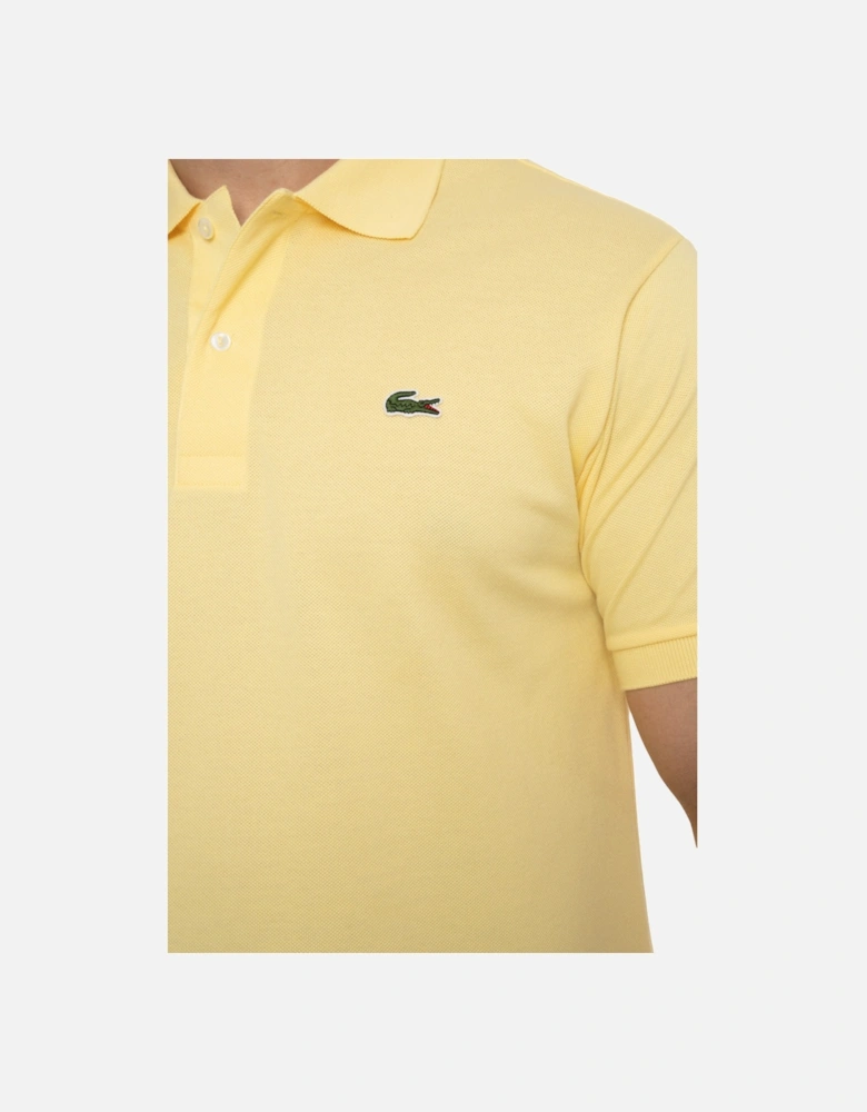 Mens S/S Classic Fit Polo Shirt (Yellow)
