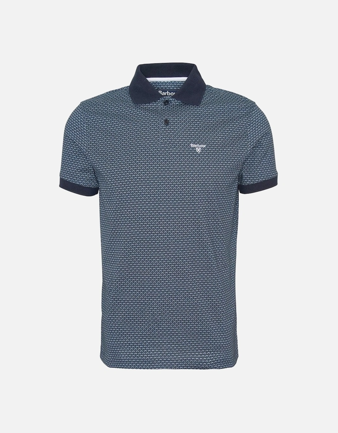 Heritage Shell Print Navy polo, 3 of 2
