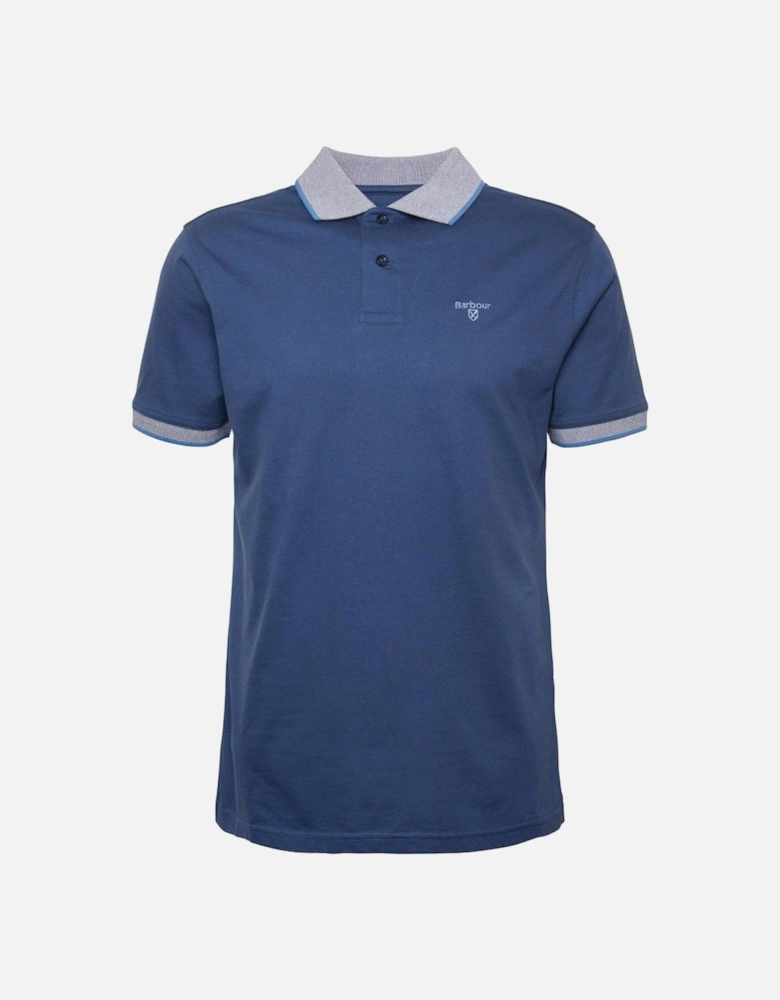 Hertiage Men's Dark Demin Blue Cornsay Polo Shirt