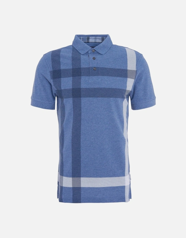 Men's Chambray Blue Blaine Polo Shirt