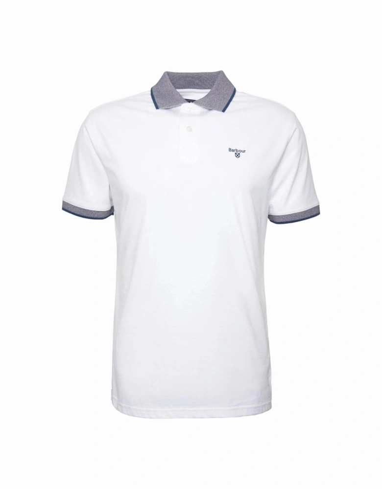 Hertiage Men's Classic White Cornsay Polo Shirt