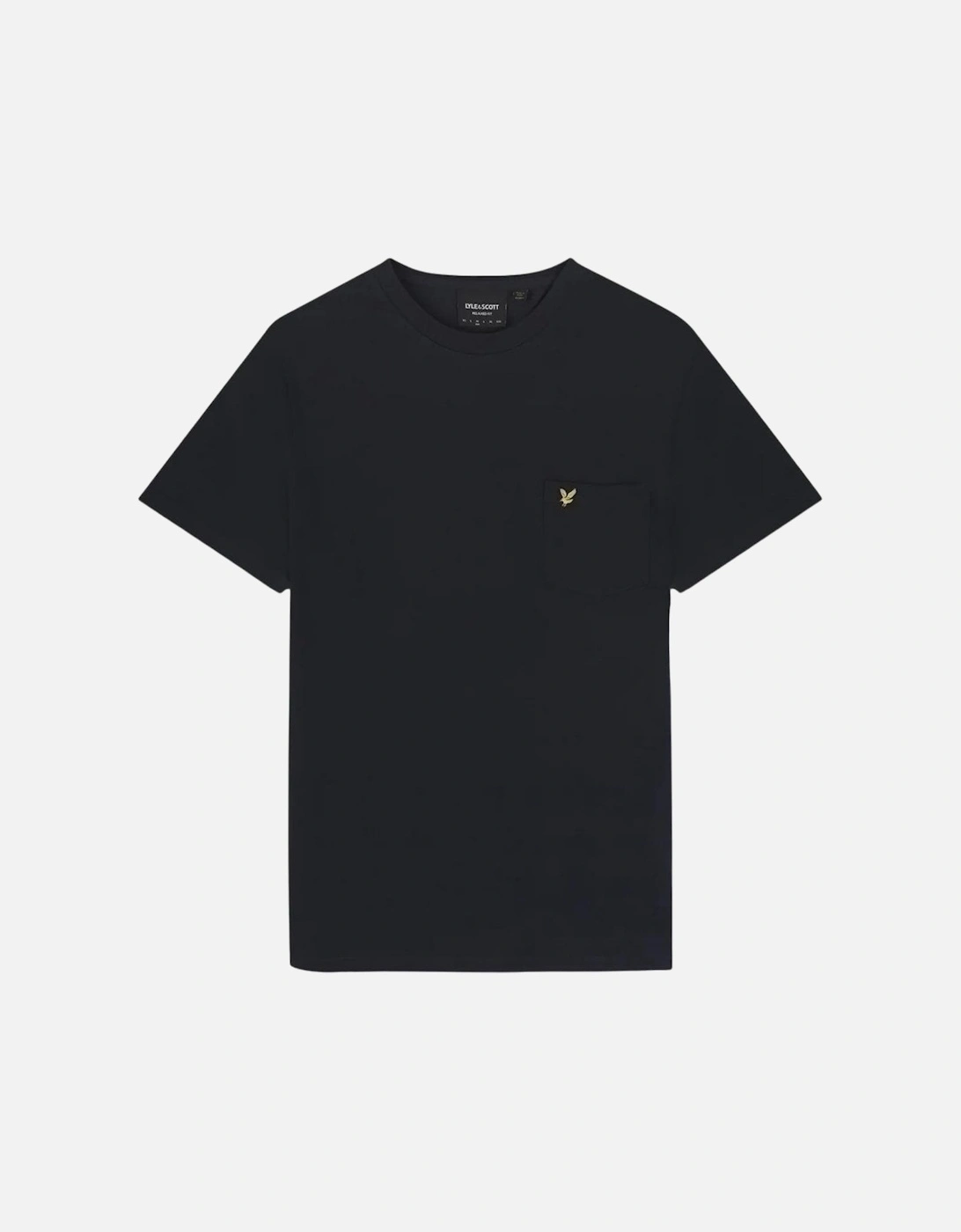 Lyle & Scott Plain Pique Pocket T-Shirt - Dark Navy, 6 of 5