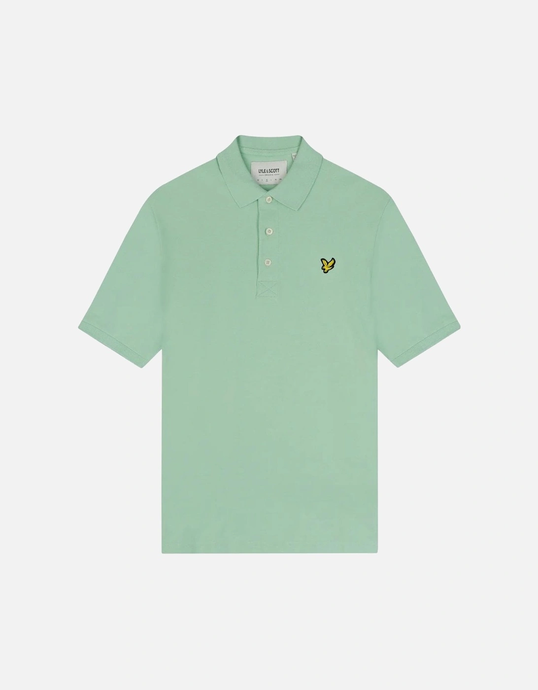 Lyle & Scott Plain Polo Shirt - Turquoise Shadow, 6 of 5