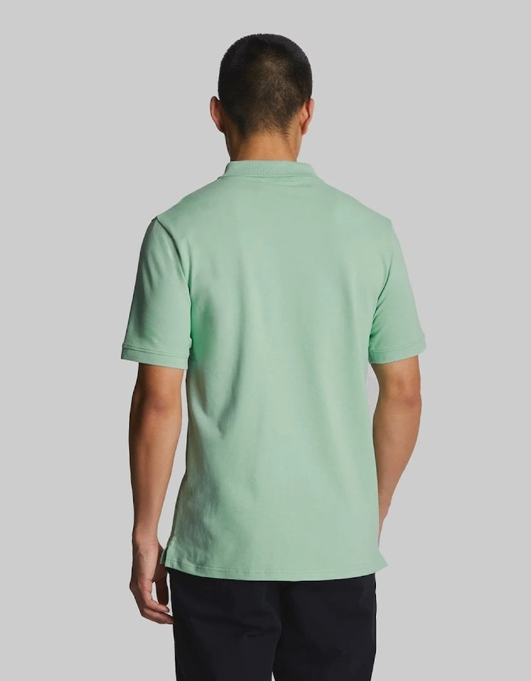 Lyle & Scott Plain Polo Shirt - Turquoise Shadow