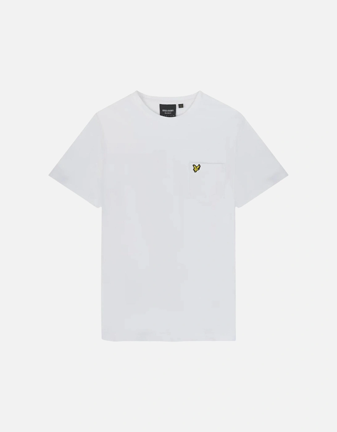 Lyle & Scott Plain Pique Pocket T-Shirt - White, 6 of 5