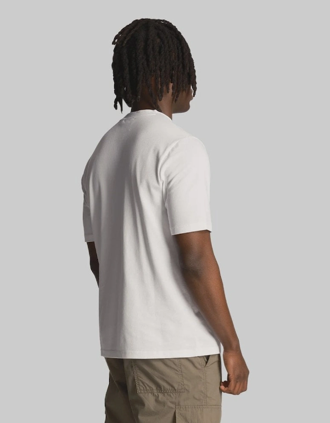 Lyle & Scott Plain Pique Pocket T-Shirt - White