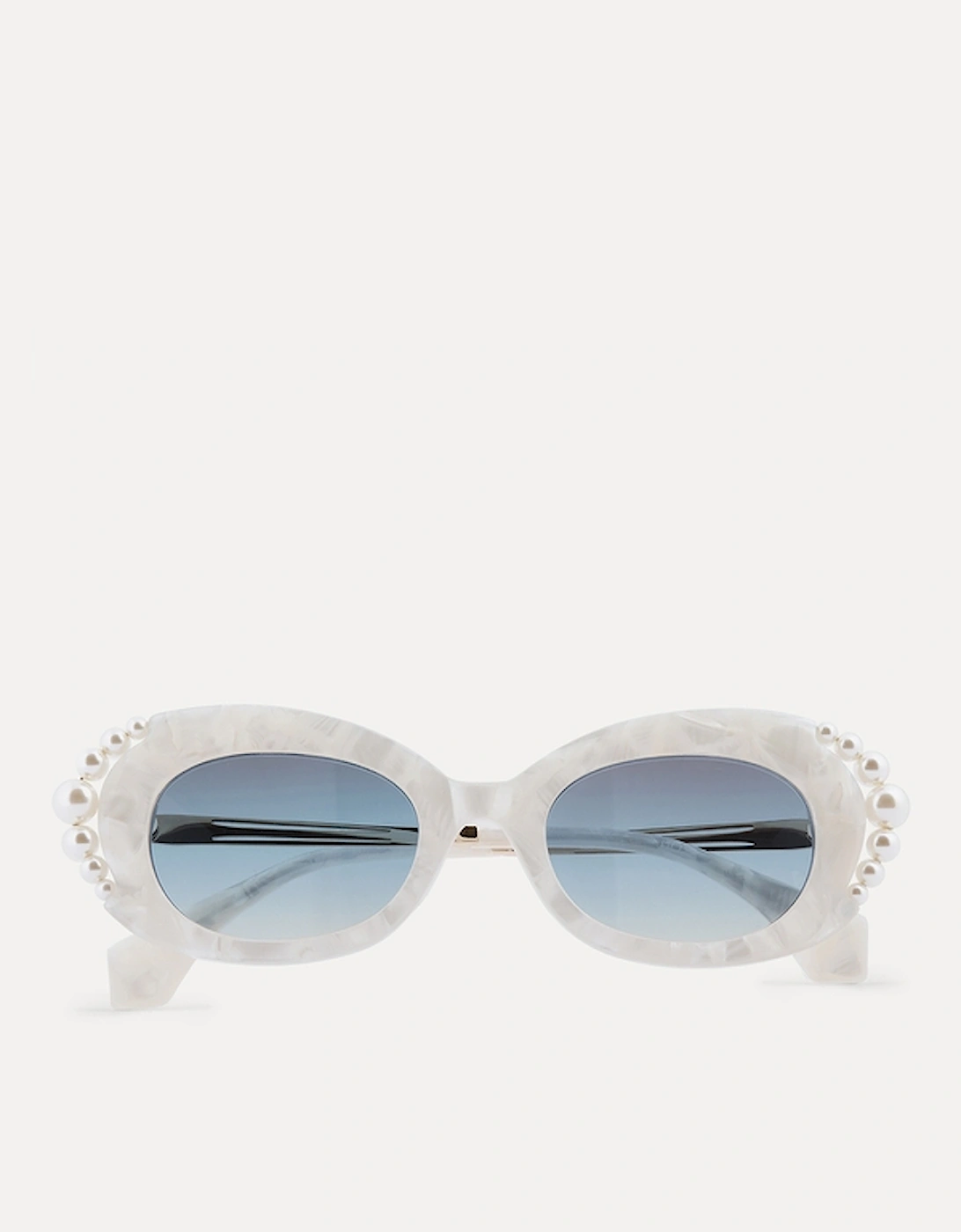 Acetate Swarovski Pearl Cat-Eye Sunglasses, 2 of 1