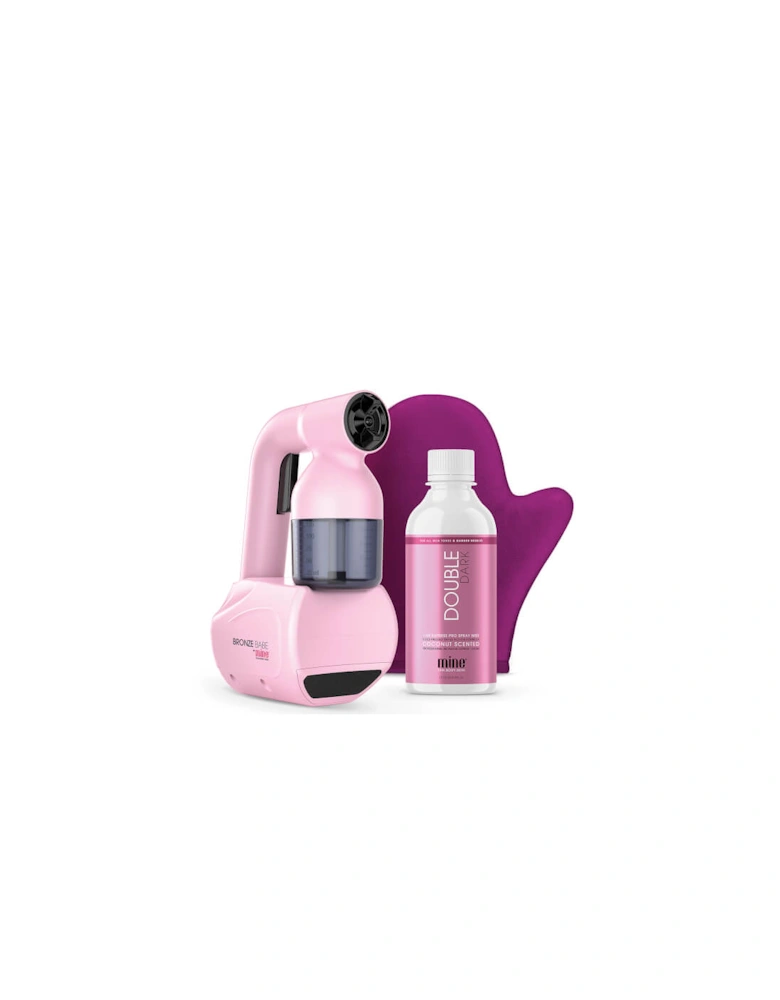 Bronze Babe Personal Spray Tan Kit - Pink 50ml - MineTan
