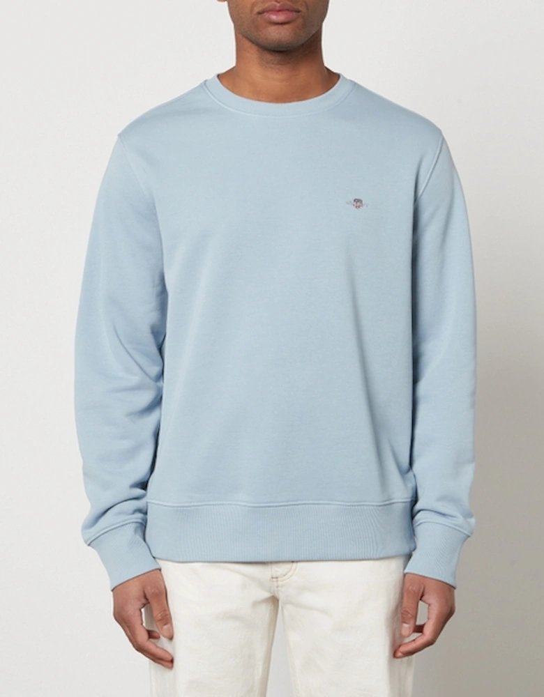 Shield Cotton-Blend Logo Sweatshirt
