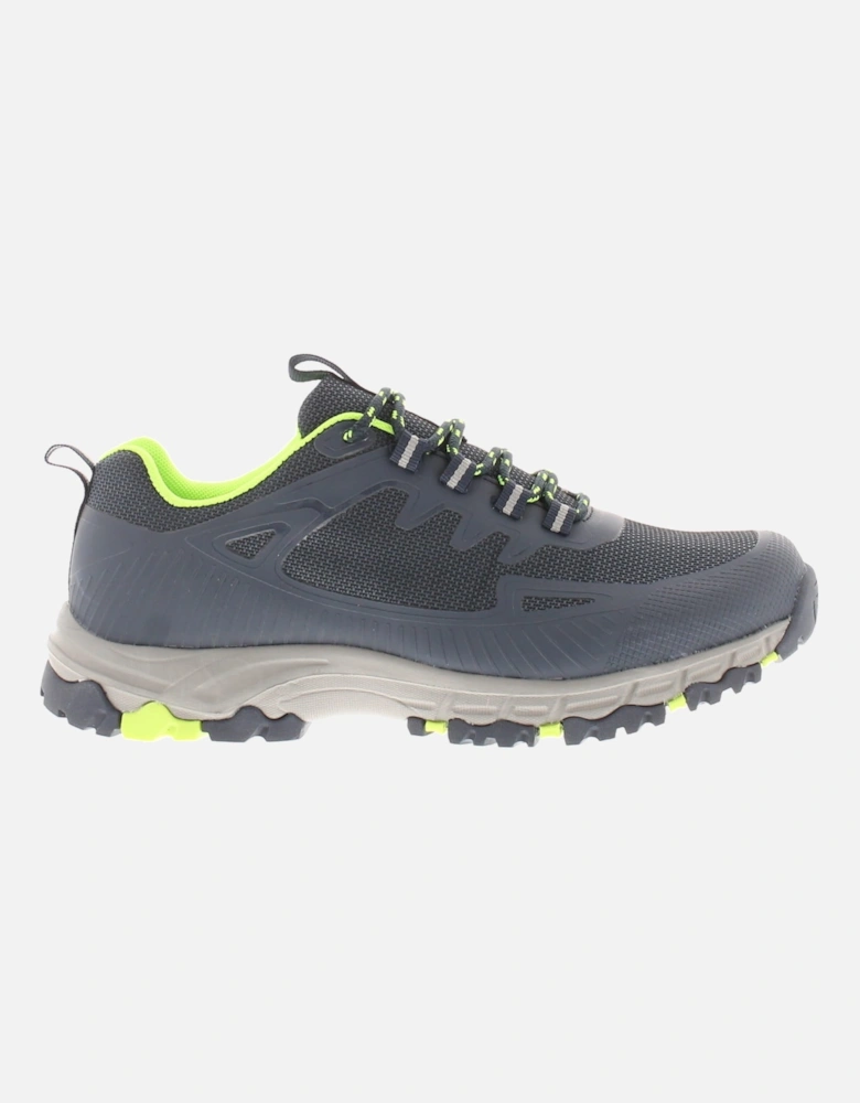 Mens Walking Trainer Shoes Ozarks Lace Up navy UK Size