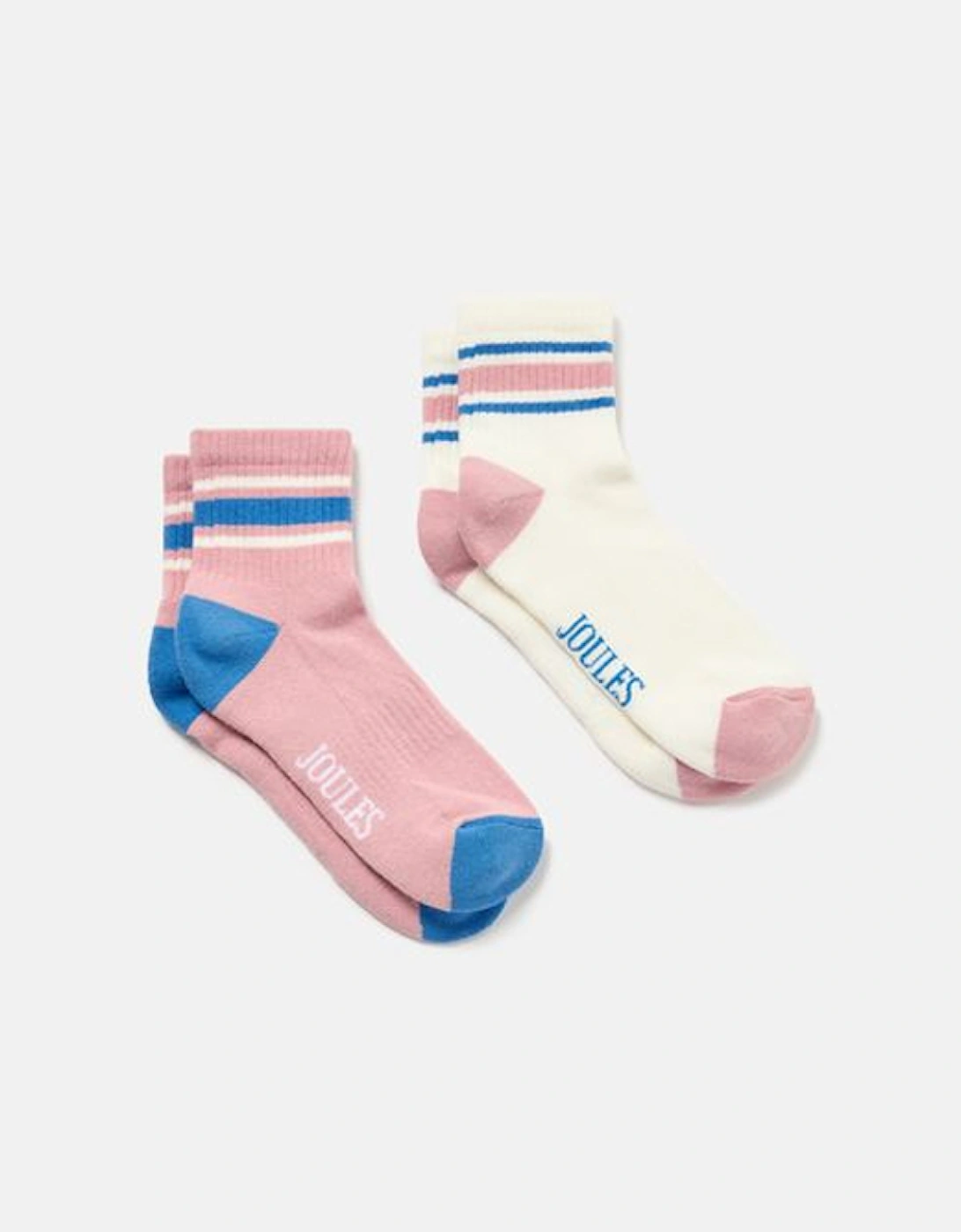 Volley Tennis Socks 2PK Pink/White, 7 of 6