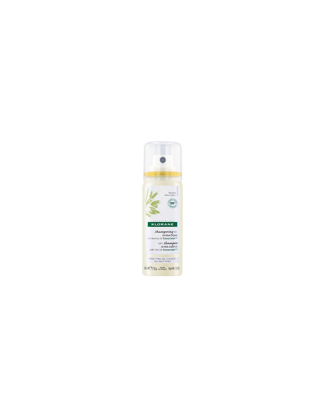 Extra-Gentle Dry Shampoo for All Hair Types with Oat and Ceramide 50ml, 2 of 1