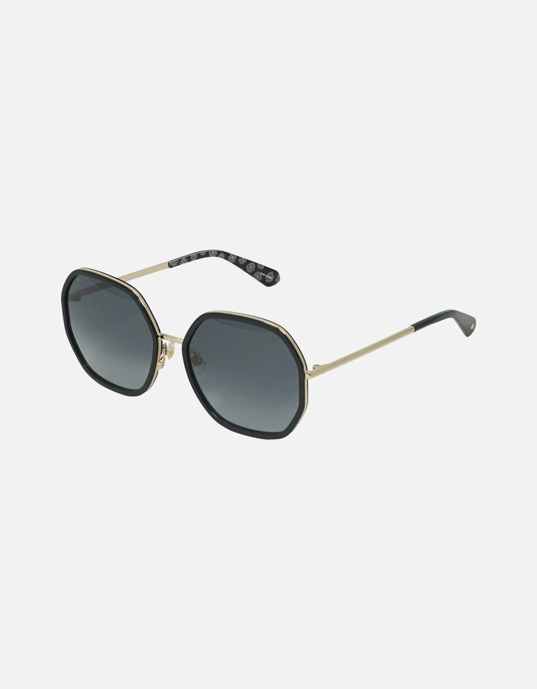 NICOLA/G/S RHL Black Gold Sunglasses