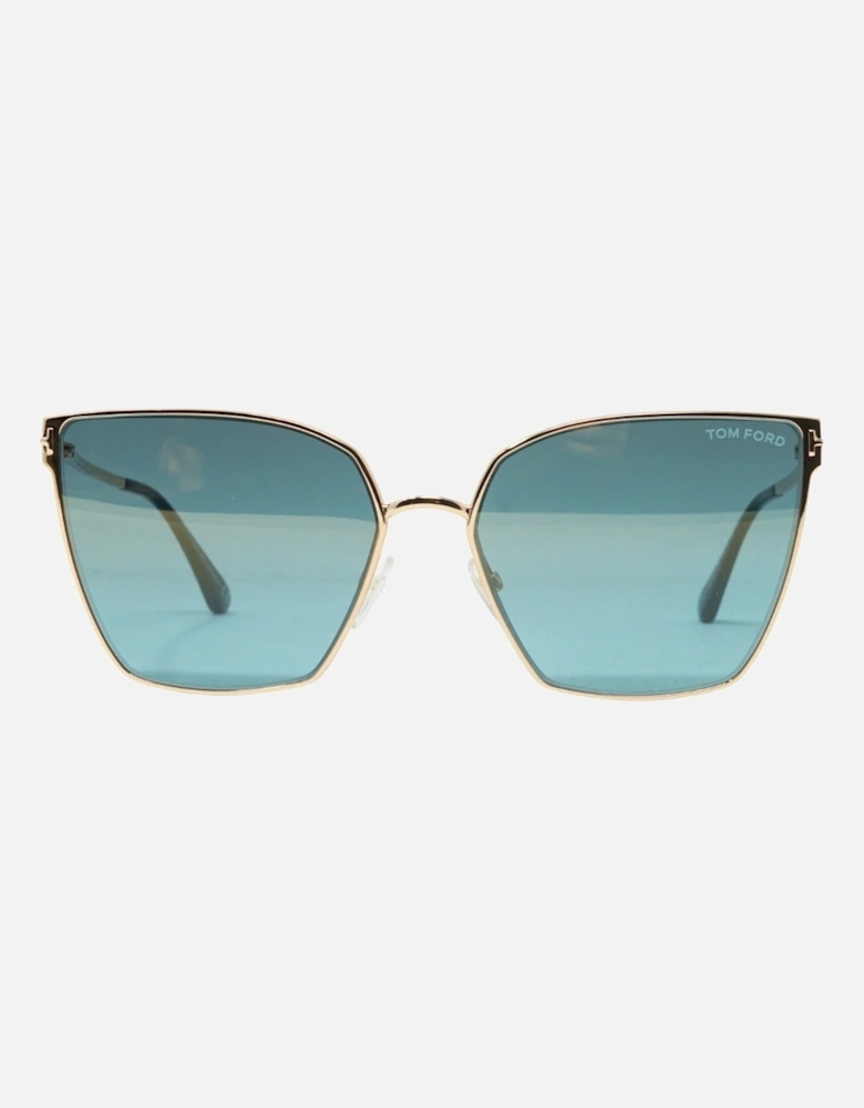 Helena Ft0653 28V Gold Sunglasses