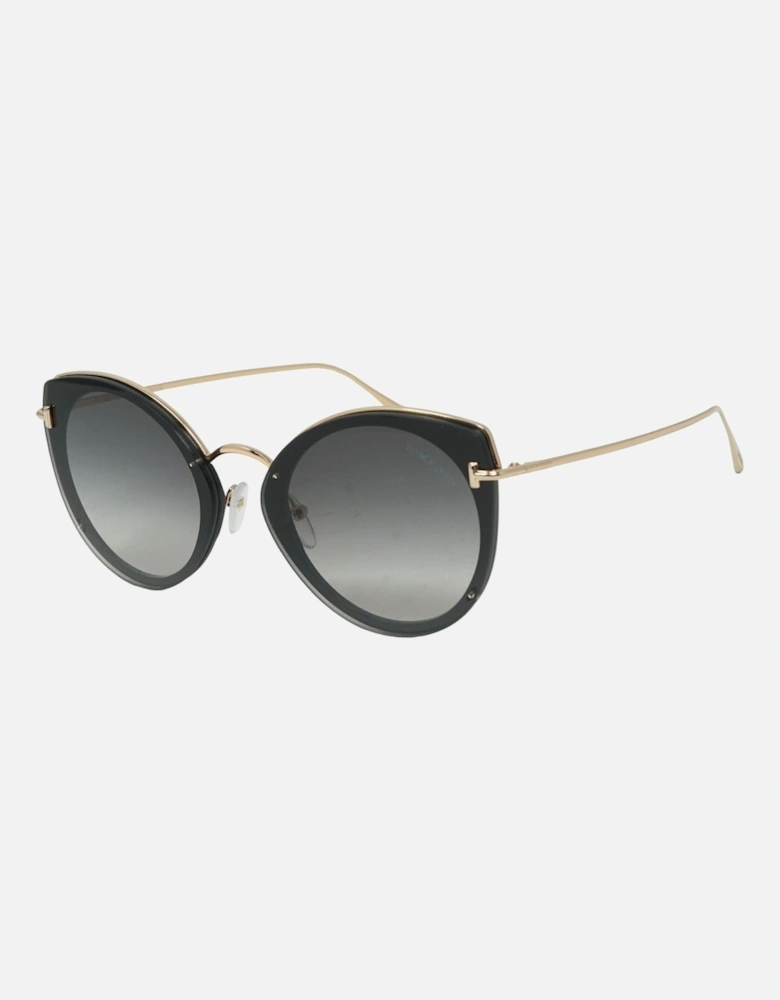 Jess Ft0683 01B Rose Gold Sunglasses