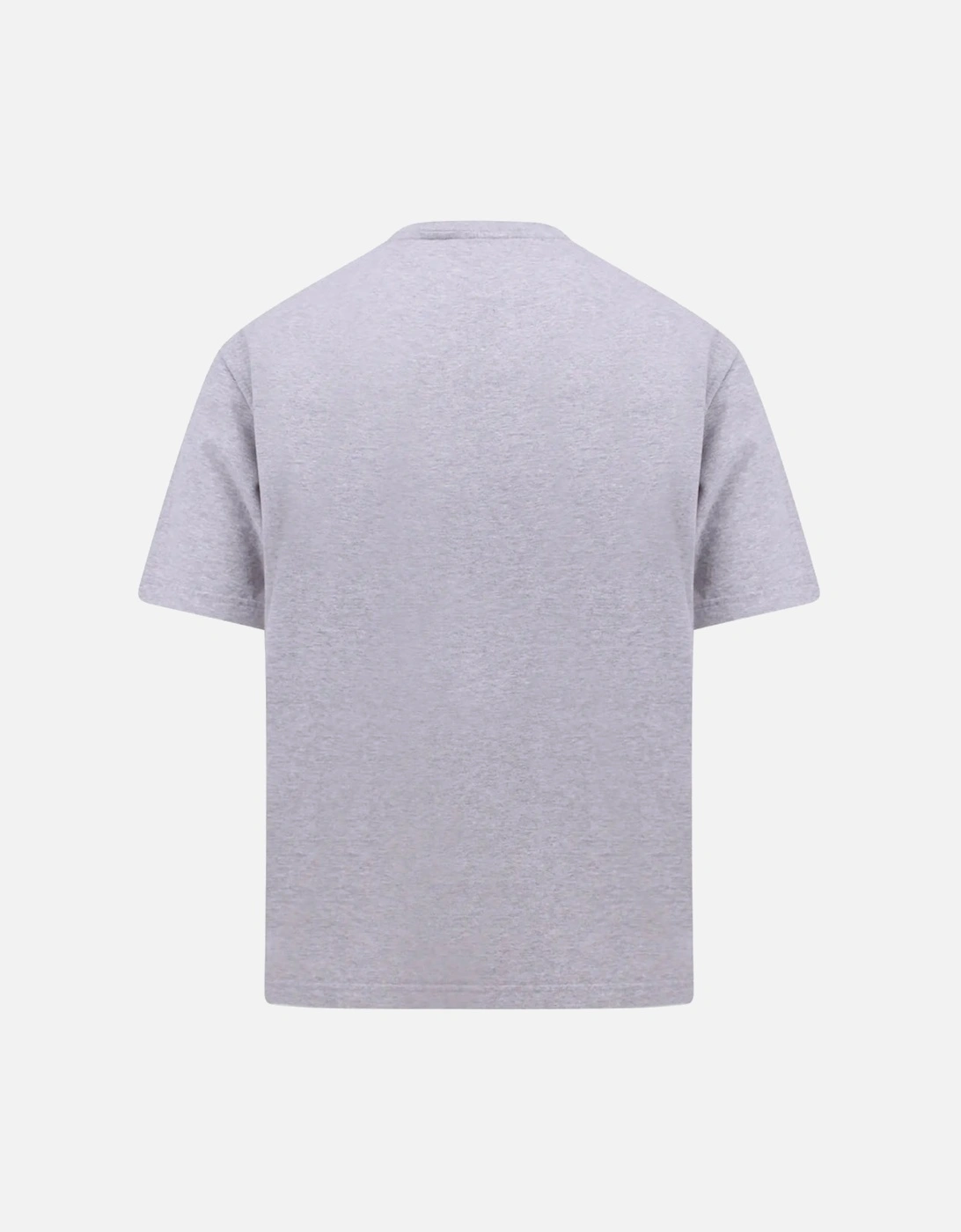 Plain Gothic Logo Slim Fit Grey T-Shirt