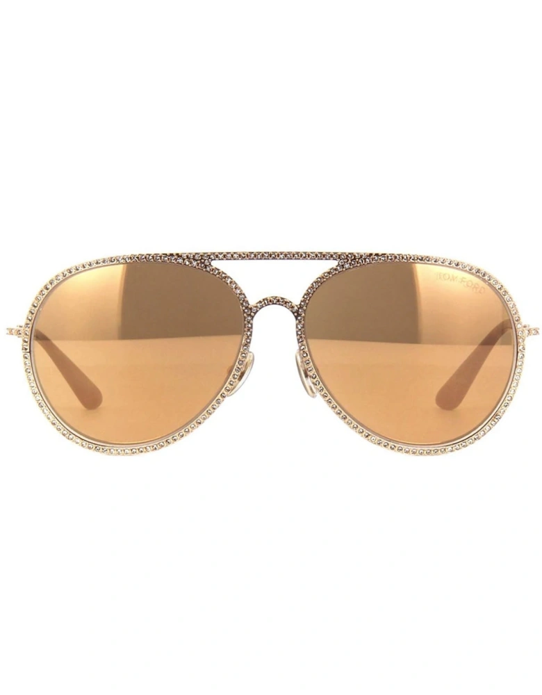 FT0728 28G Antibes Gold Sunglasses