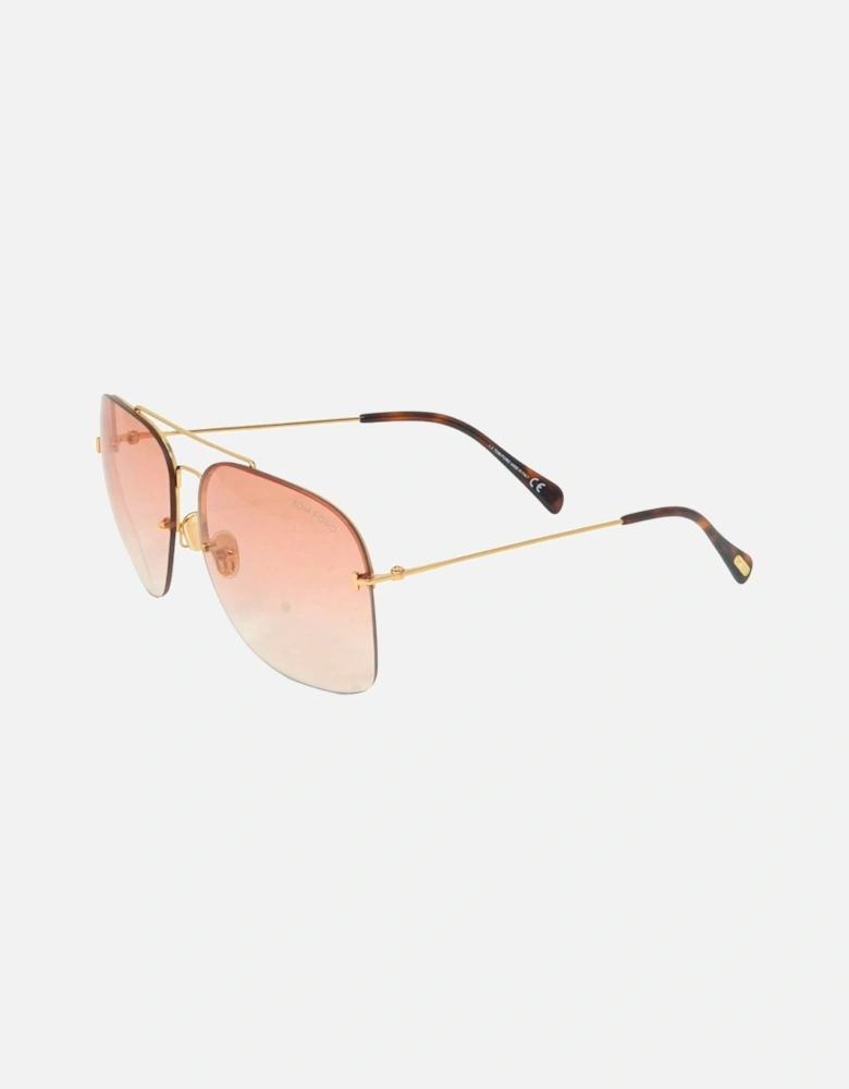 Mackenzie-02 FT0883 30T Gold Sunglasses
