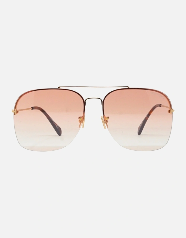 Mackenzie-02 FT0883 30T Gold Sunglasses