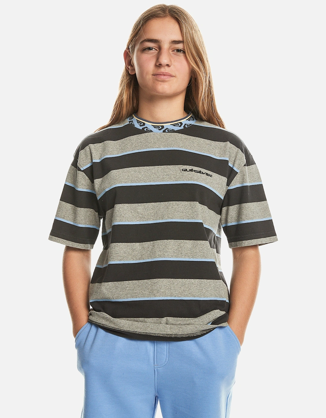 Kids Stripe Short Sleeve T-Shirt, 2 of 1