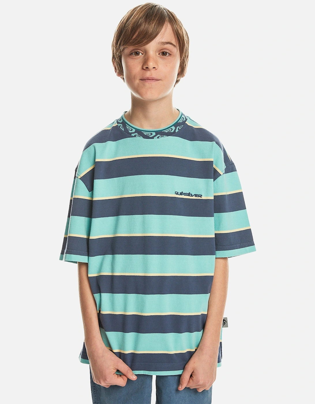 Kids Stripe Short Sleeve T-Shirt, 2 of 1