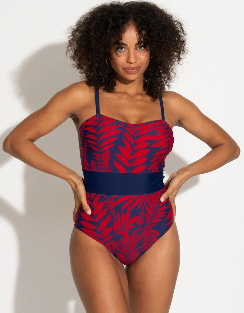 Palermo Panelled Tummy Control Swimsuit - Multi