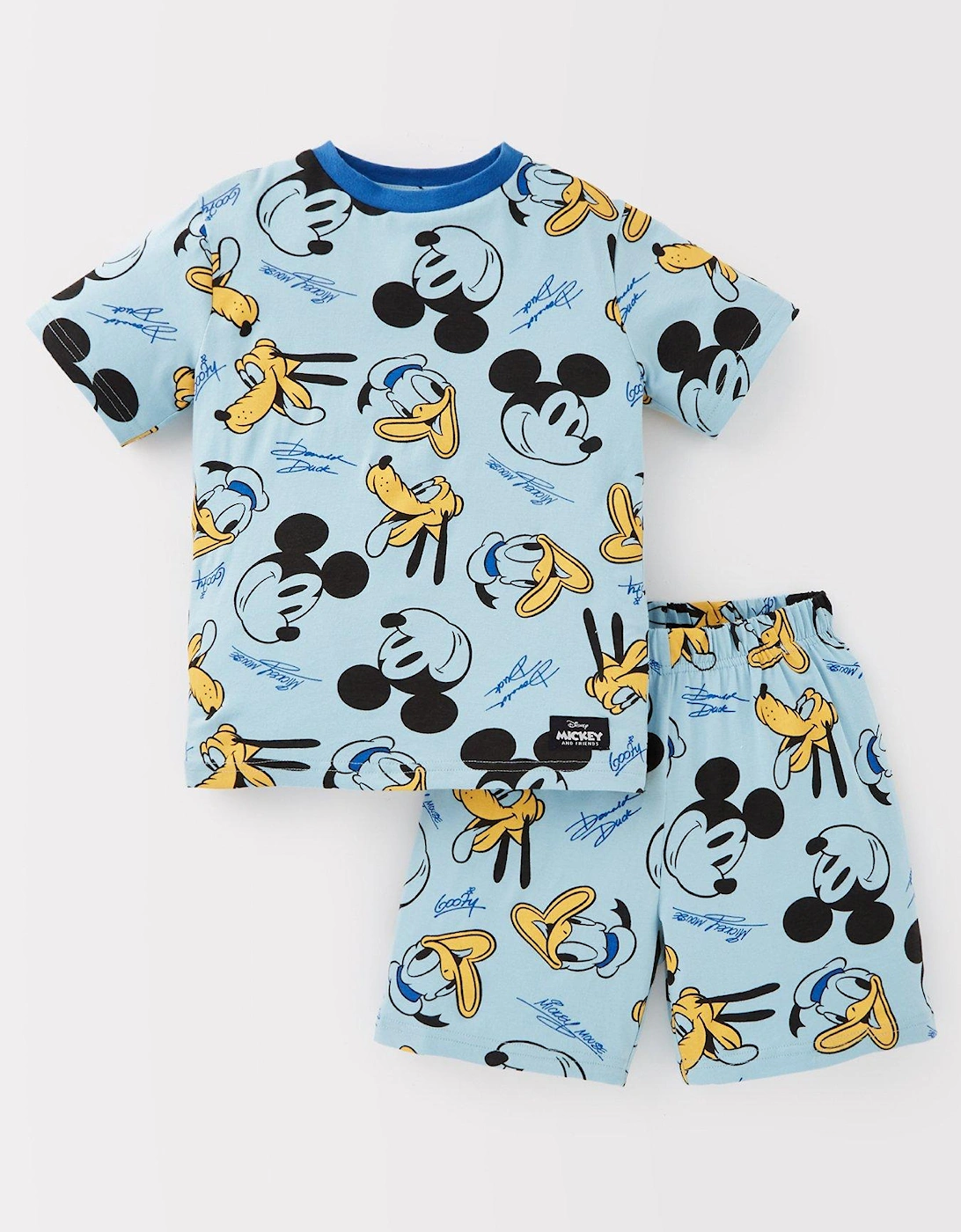Mickey Mouse All Over Print Short Pyjamas, 2 of 1