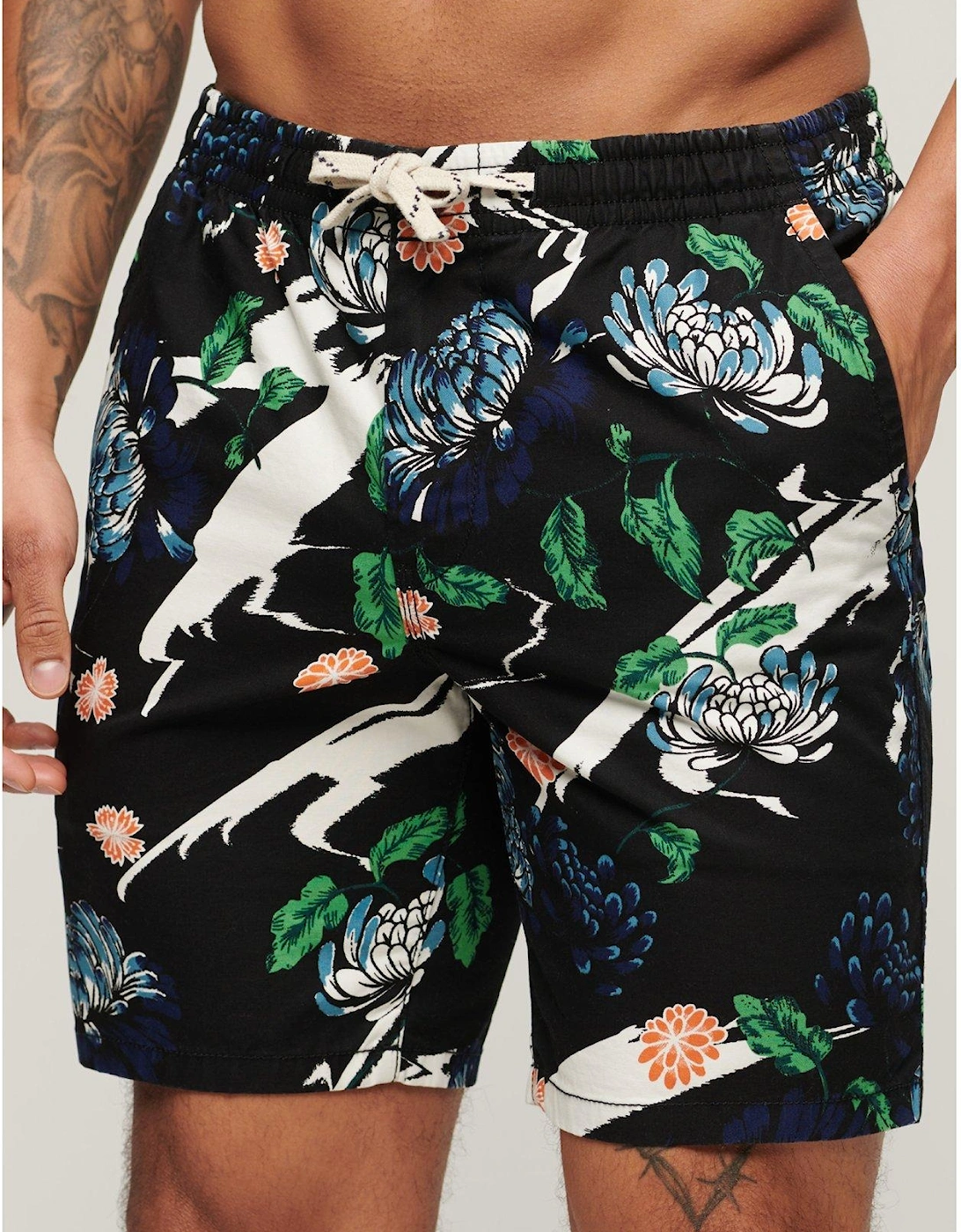 Tropical Bermuda Shorts - Black, 7 of 6