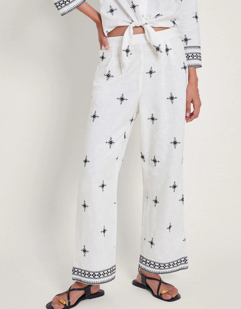 Eleanor Embroidered Trousers